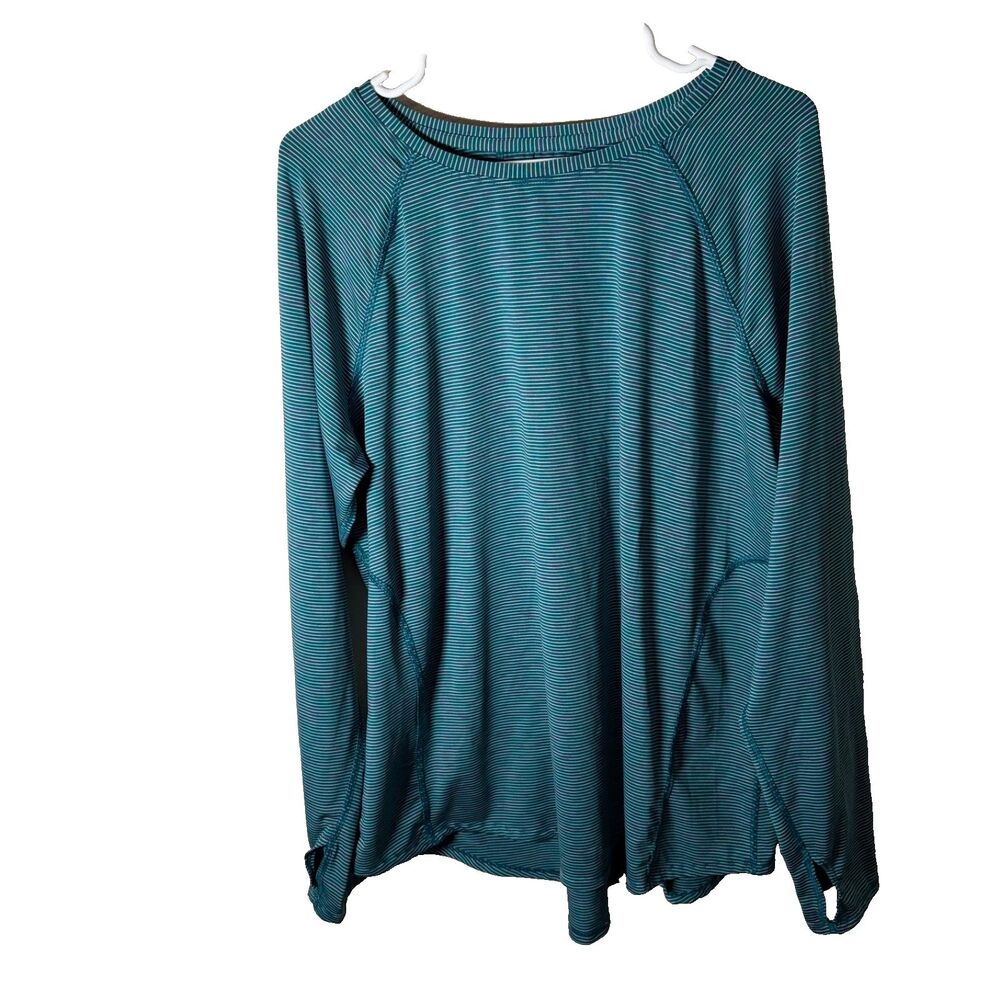 Tek Gear T-Shirt Women's 1X Workout Gear Athletic Long Sleeve Shirt Top
